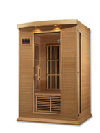 Dynamic Infrared Toulouse 2 Person Bluetooth Compatible FAR Infrared Hemlock Sauna