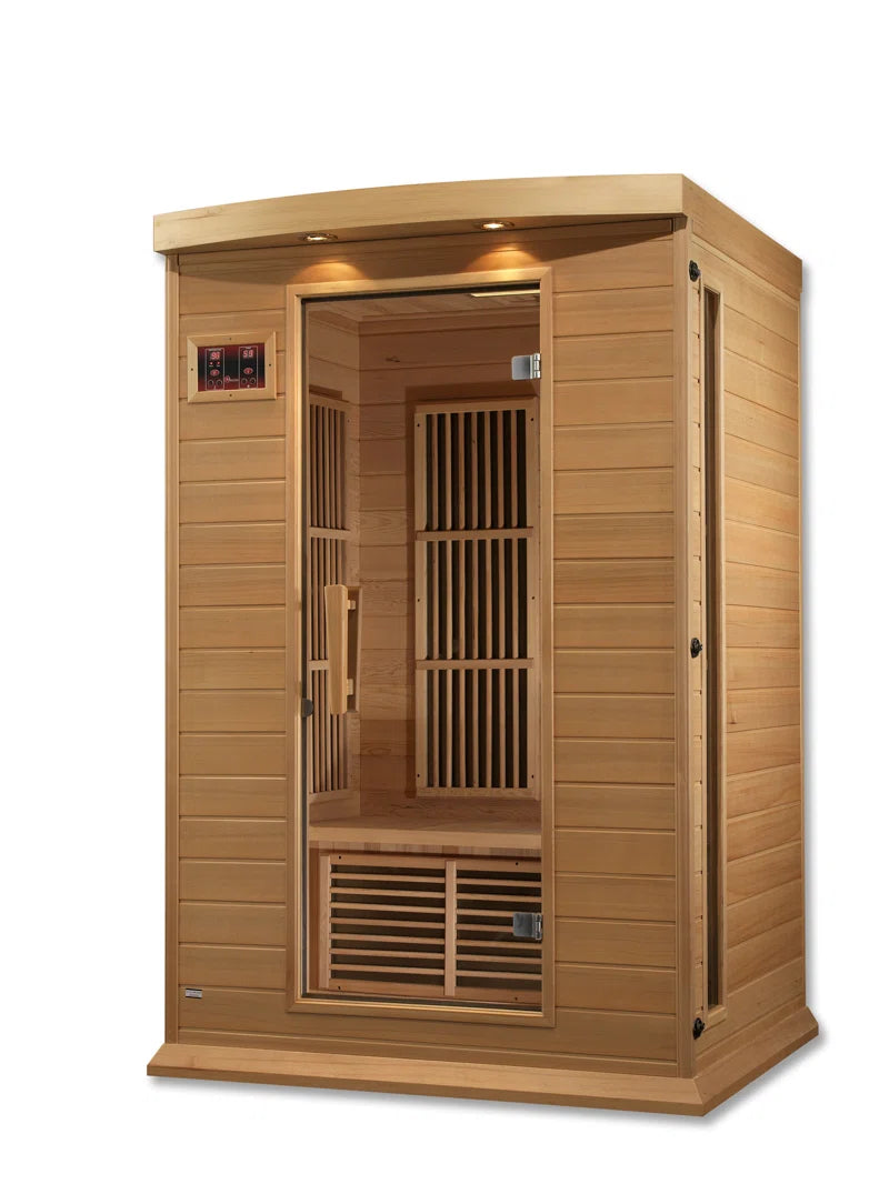 Dynamic Infrared Toulouse 2 Person Bluetooth Compatible FAR Infrared Hemlock Sauna