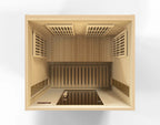 Dynamic Infrared Toulouse 2 Person Bluetooth Compatible FAR Infrared Hemlock Sauna