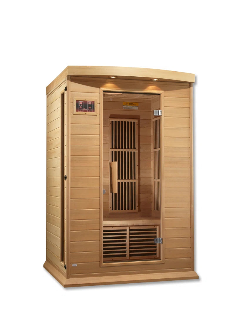 Dynamic Infrared Toulouse 2 Person Bluetooth Compatible FAR Infrared Hemlock Sauna