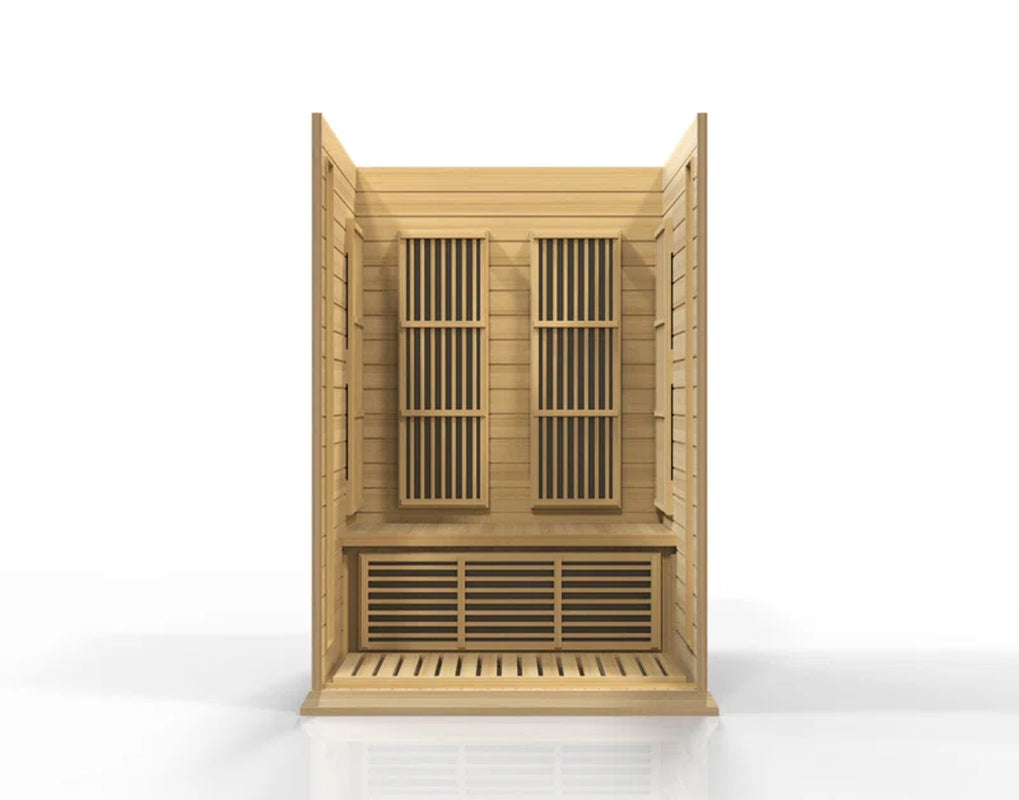 Dynamic Infrared Toulouse 2 Person Bluetooth Compatible FAR Infrared Hemlock Sauna