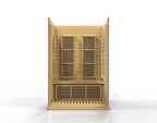 Dynamic Infrared Toulouse 2 Person Bluetooth Compatible FAR Infrared Hemlock Sauna